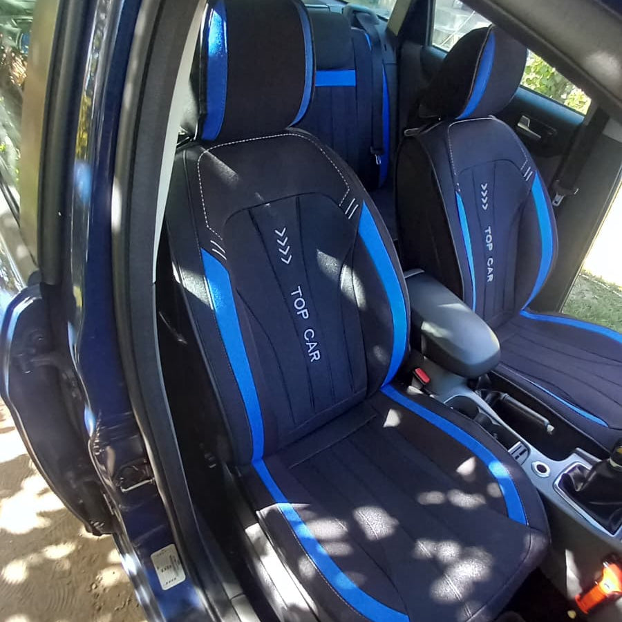 Huse scaune auto panza montate pe ford focus