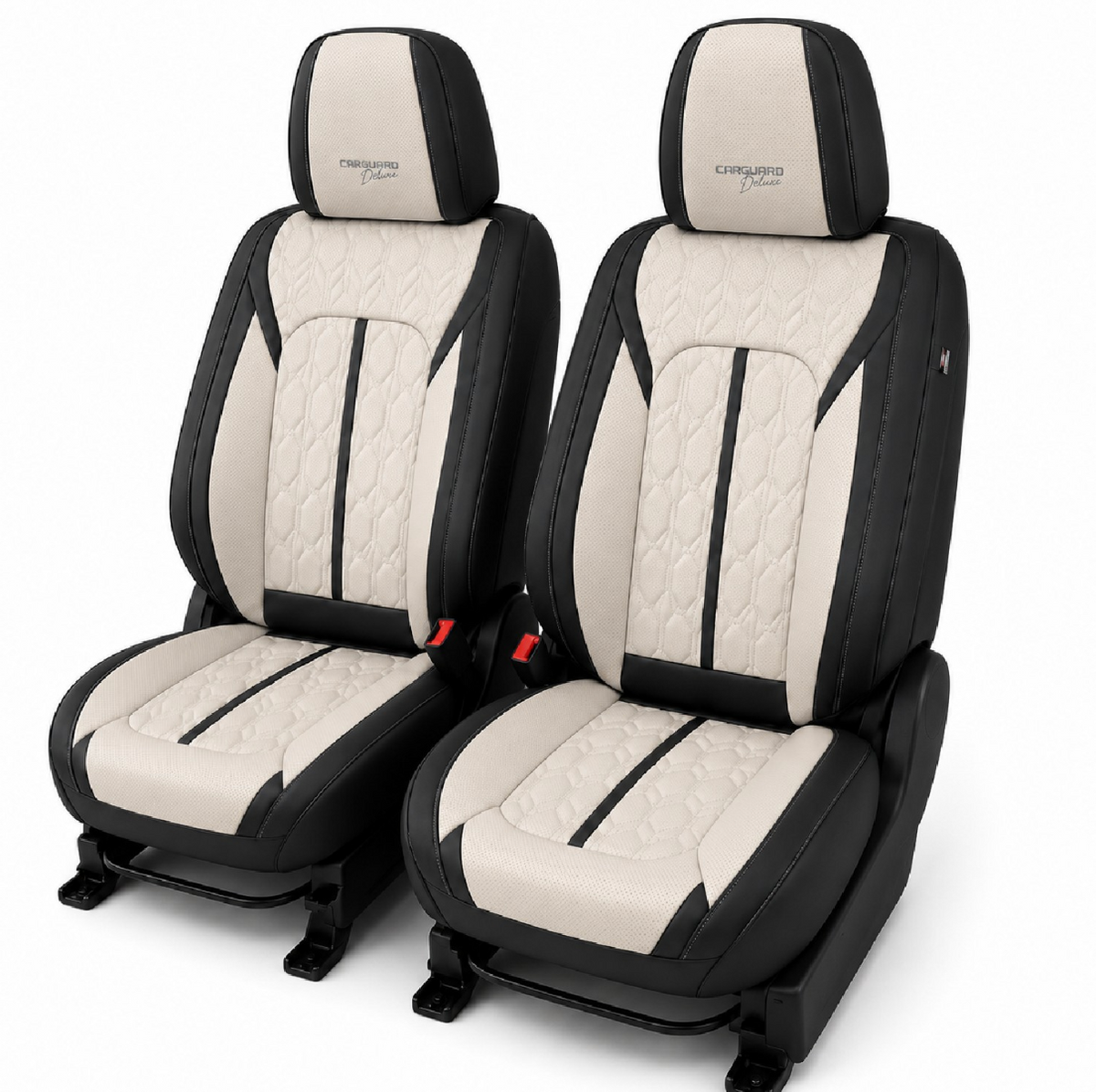 Huse scaune compatibile VW Passat B7 negru-crem