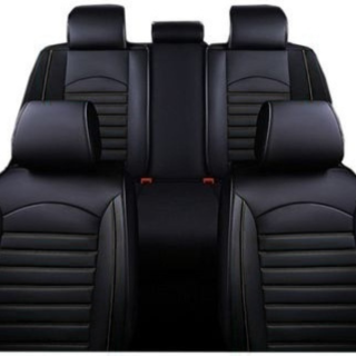 Set Huse Lines, Piele eco, Negru