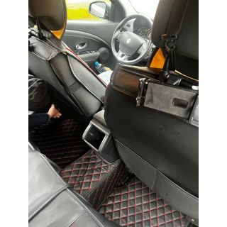 Renault Megane 4, 2016-2021, Negru Rosu, Covorase auto premium 5D