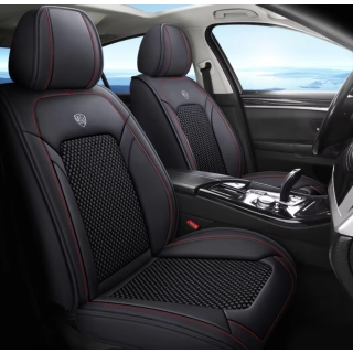 Set Huse Scaune Auto Dacia Sandero 2019-2025 Textil+Piele Eco Nappa