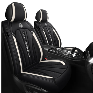Set huse scaune auto TOP, Hyundai Santa Fe, Piele Nappa sintetica, Leisure Time